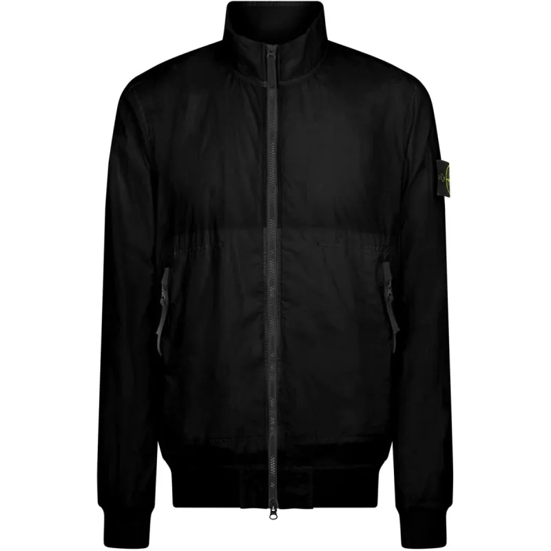 Stone Island Crinkle Rep Jacket Black sold by Klay UK