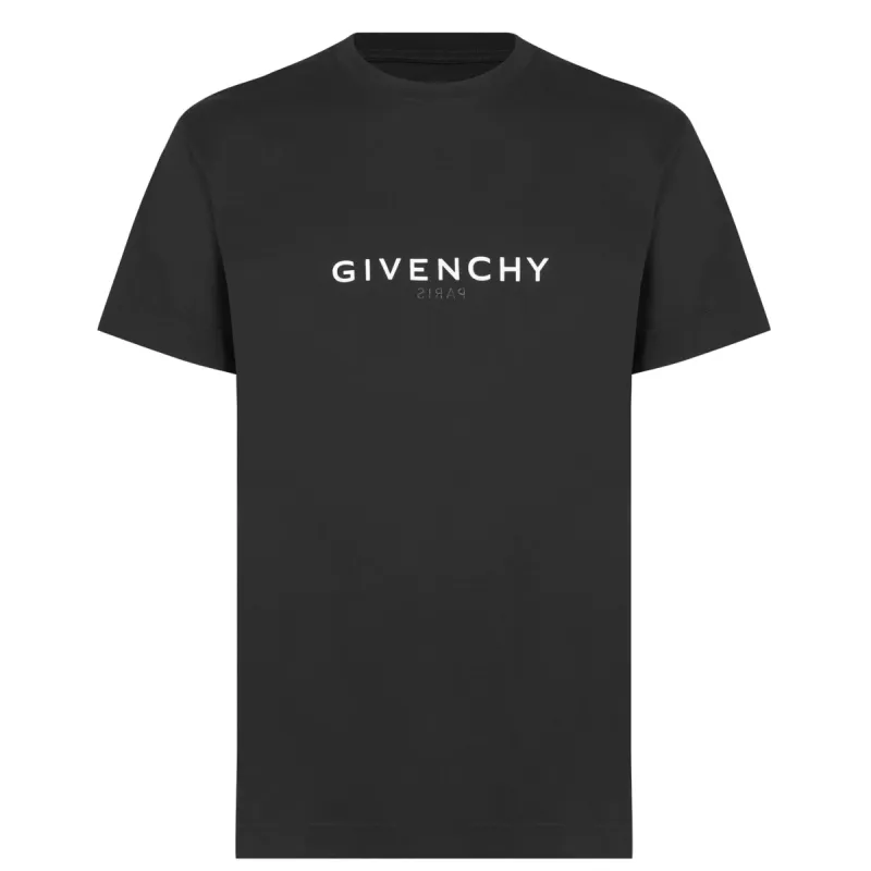 Givenchy Reverse Logo Print T-Shirt Black sold by Klay UK