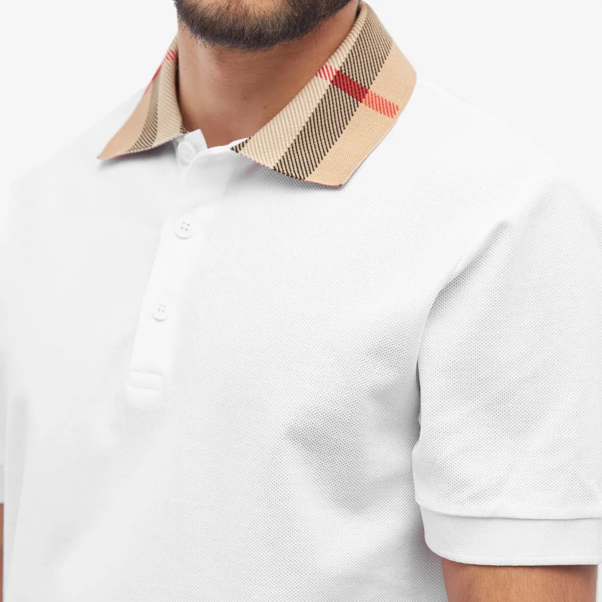 Burberry Cody Polo White sold by Klay UK product image thumbnail 2