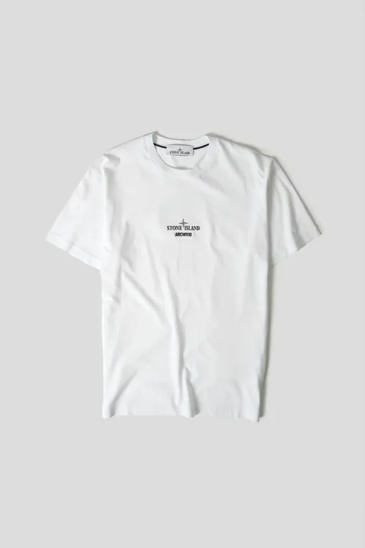 Stone Island Archivio Print T Shirt White sold by Klay UK