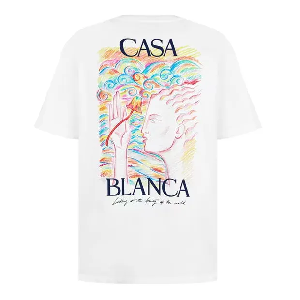 Casablanca Casa Mushroom T Shirt sold by Klay UK product image thumbnail 2