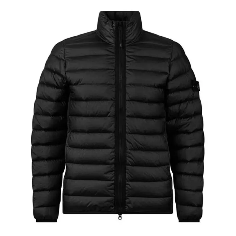 STONE ISLAND Loom Puffer Jacket Black sold by Klay UK