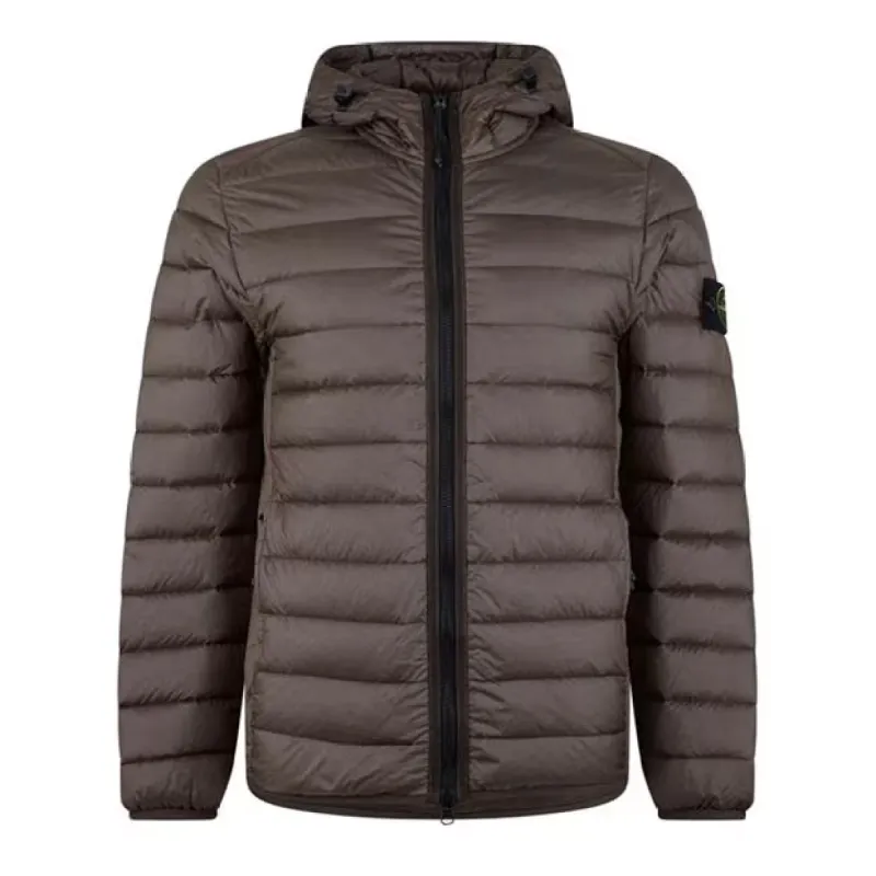 STONE ISLAND Badge Down Puffer Jacket Noce sold by Klay UK