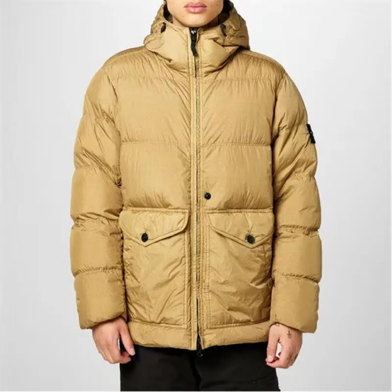 STONE ISLAND Compass-Badge Puffer Jacket Biscotto sold by Klay UK