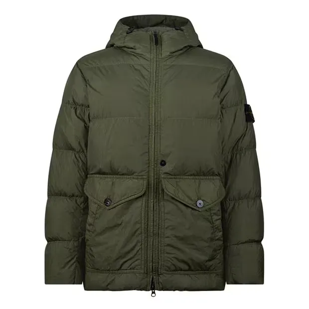 STONE ISLAND Compass-Badge Puffer Jacket Muschio sold by Klay UK
