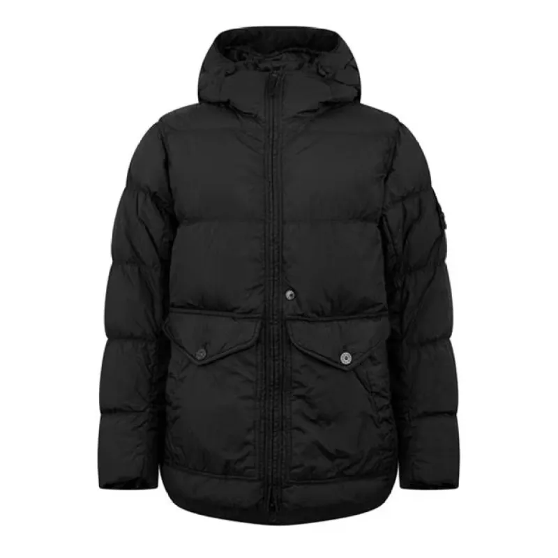 STONE ISLAND Compass-Badge Puffer Jacket Black sold by Klay UK
