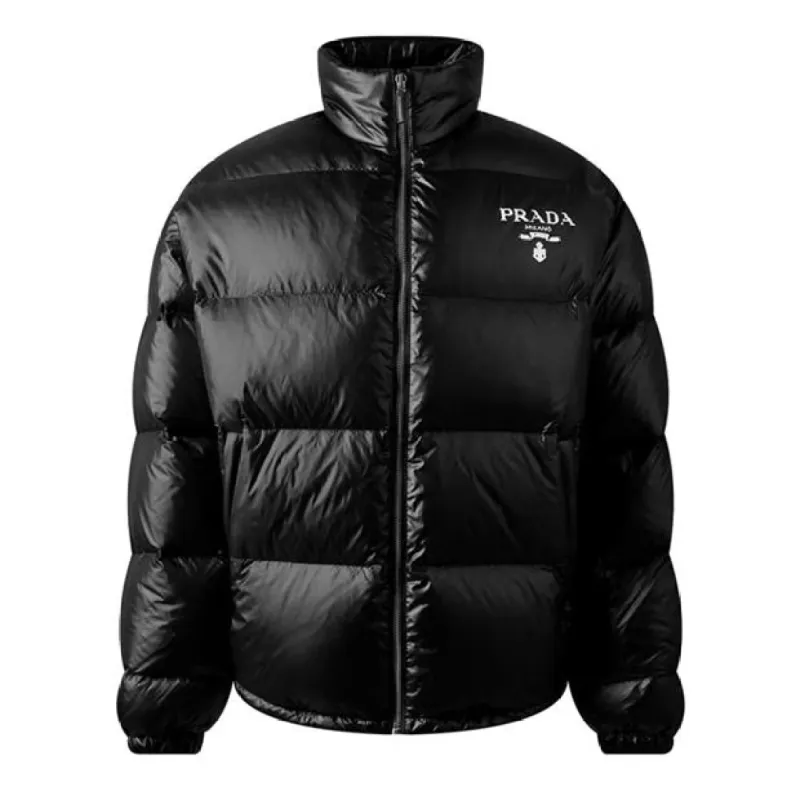 Prada Nylon Bomber Jacket Black sold by Klay UK
