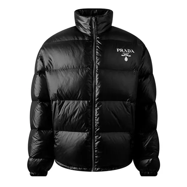 Prada Nylon Bomber Jacket Black sold by Klay UK