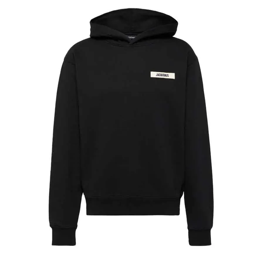 Jacquemus The Gros Grain Logo Hoodie Black sold by Klay UK