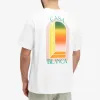 Casablanca Arch Gradient T Shirt White sold by Klay UK