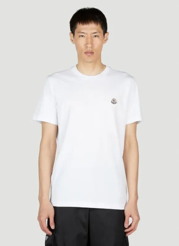 Moncler. Logo T Shirt White sold by Klay UK