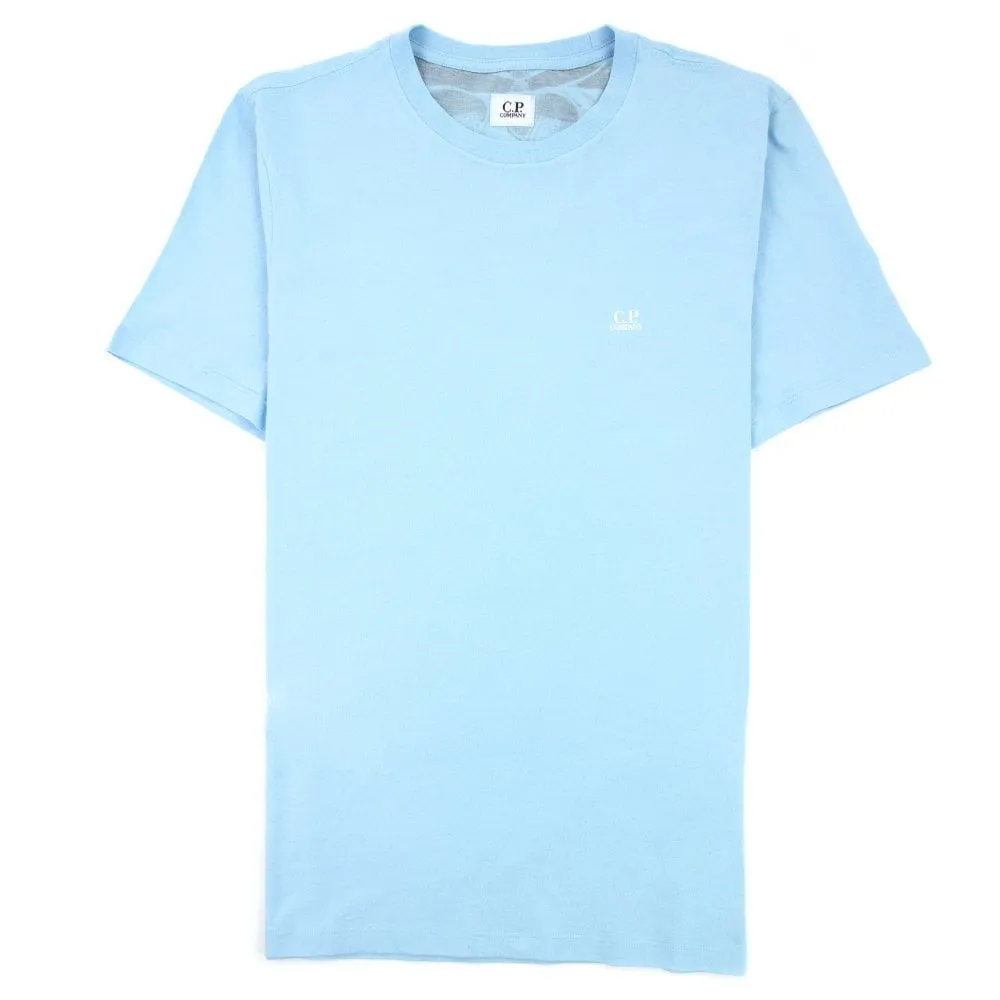 CP Company Logo T Shirt Sky Blue sold by Klay UK