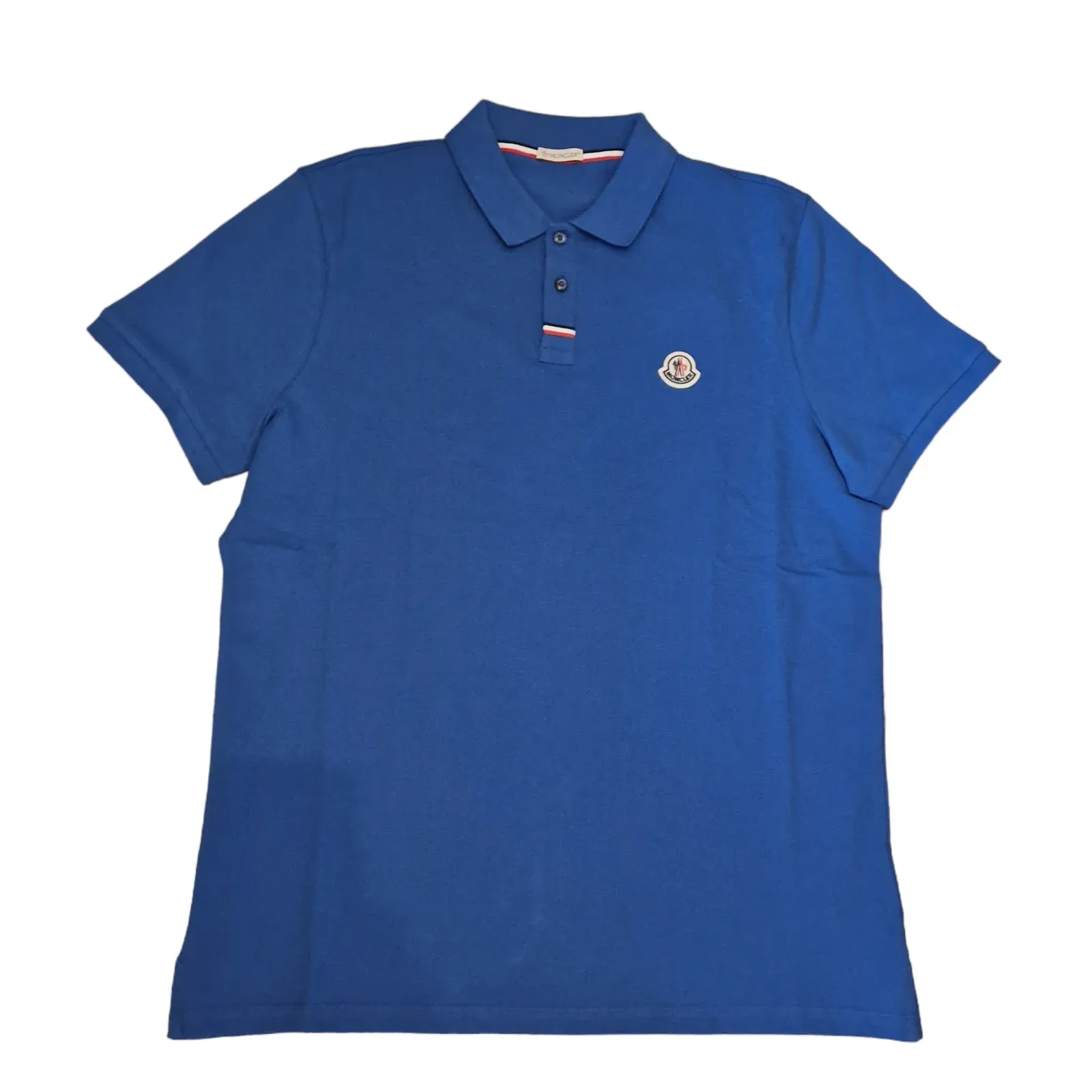Moncler. Logo Polo Royal Blue sold by Klay UK