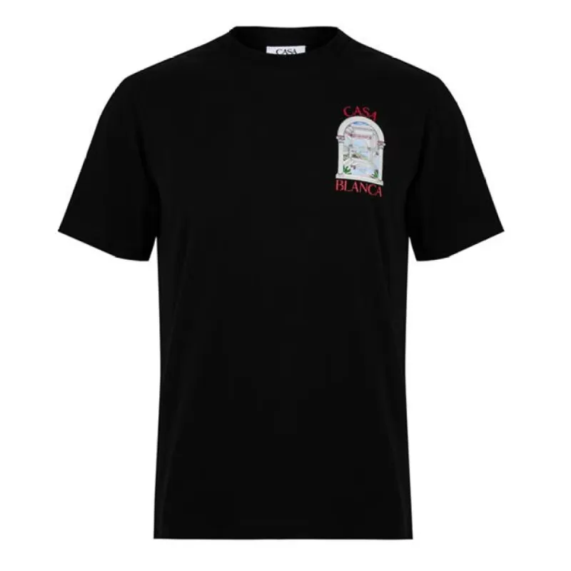 Casablanca Le Passage T Shirt Black sold by Klay UK
