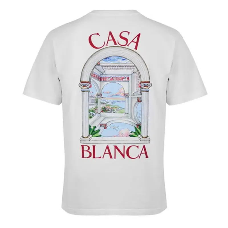 Casablanca Le Passage T Shirt White sold by Klay UK