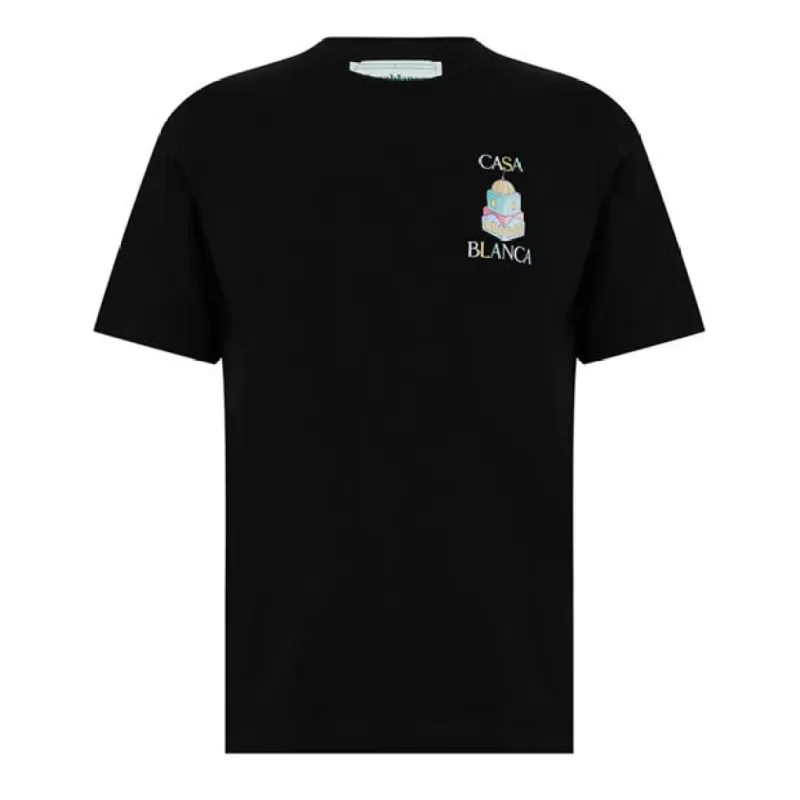 Casablanca Objects T Shirt Black sold by Klay UK
