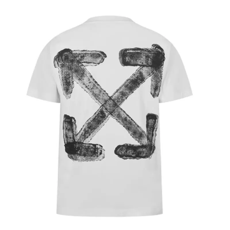 OFF WHITE Spray Arrow T-Shirt White sold by Klay UK