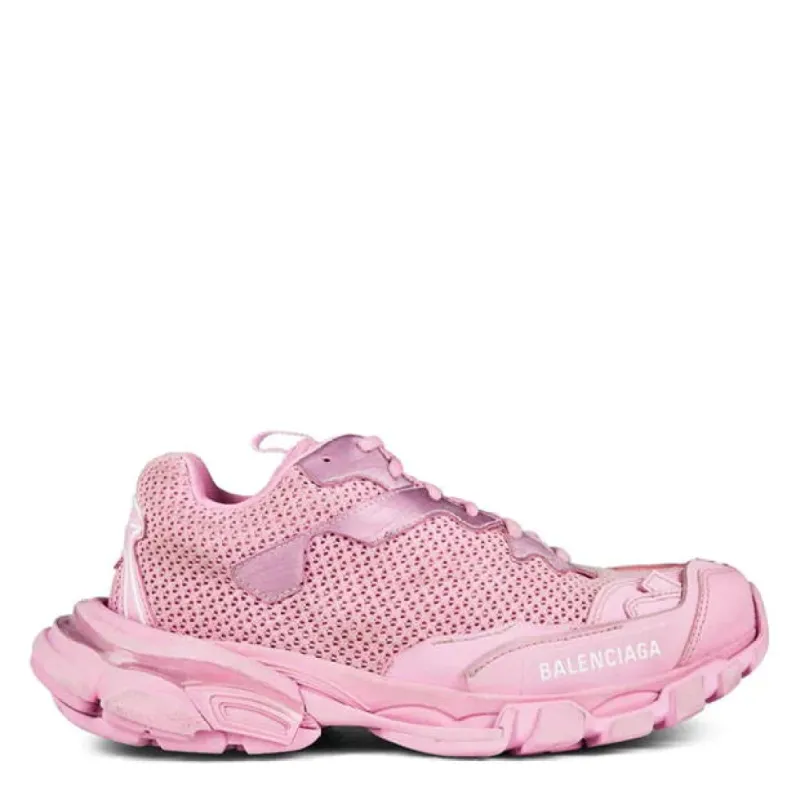 Balenciaga Track 3 Trainers Pink Womens made by Balenciaga