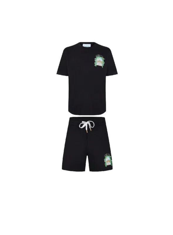 Casablanca L'Arche Shorts Set Black sold by Klay UK