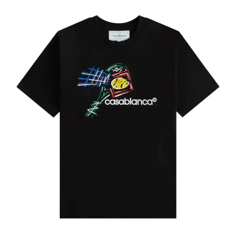 Casablanca Croquis De Tennis T Shirt sold by Klay UK