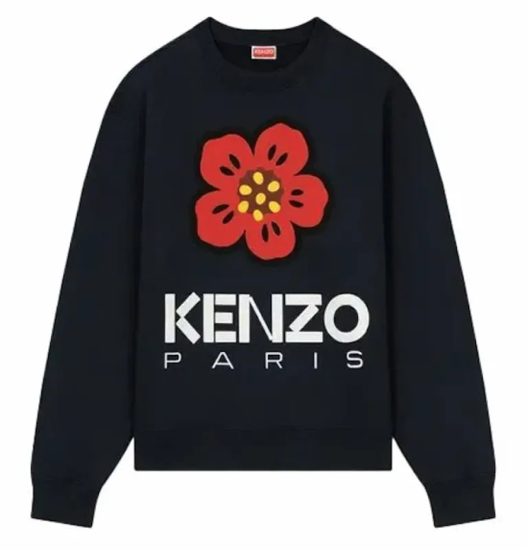Kenzo Flower Jumper Black sold by Klay UK