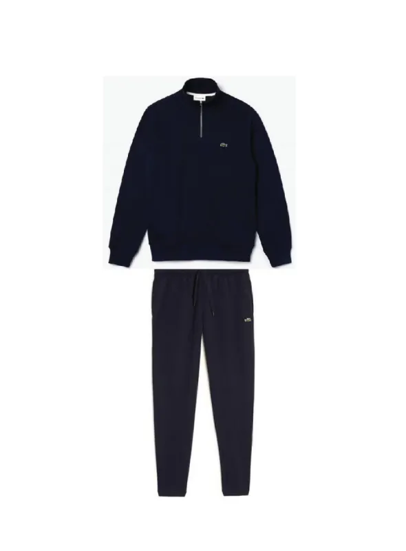 Lacoste 1/4 Zip Hoodie Full Tracksuit Navy sold by Klay UK