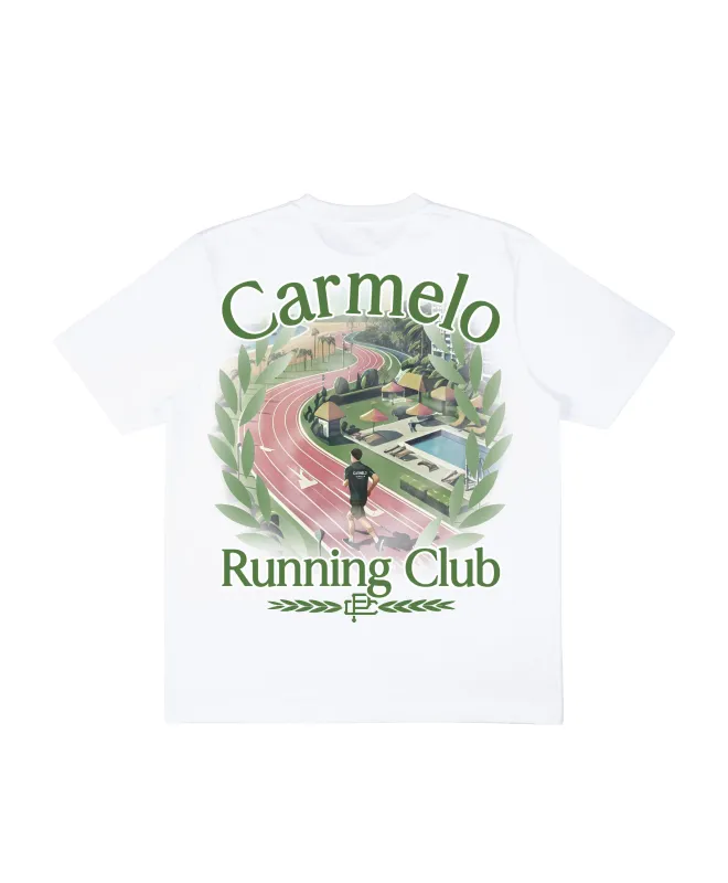 CARMELO PACE RUNNING CLUB 2.0 T SHIRT WHITE sold by Klay UK