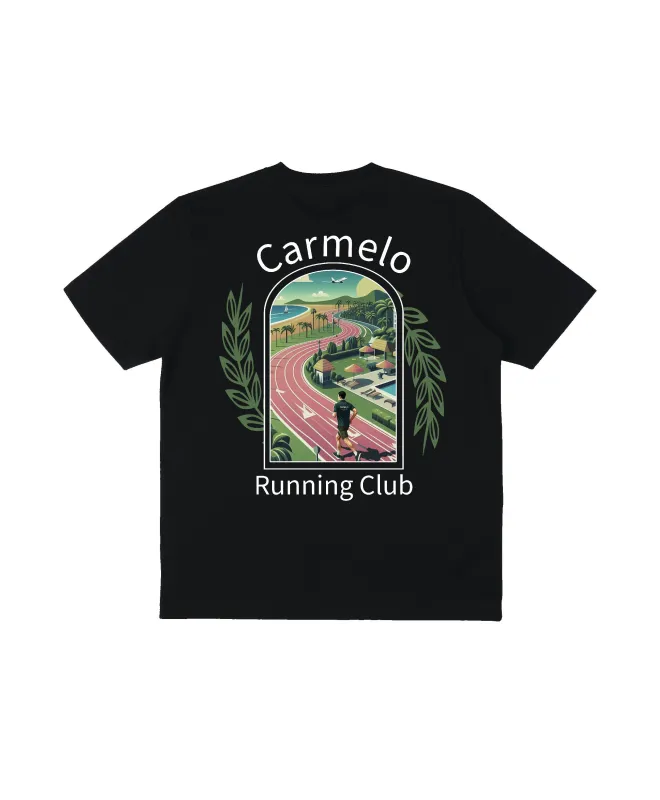 CARMELO PACE RUNNING CLUB T SHIRT BLACK sold by Klay UK