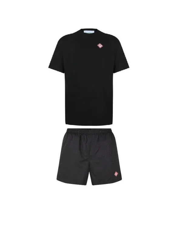 Casablanca Logo Swim Shorts Set Black sold by Klay UK