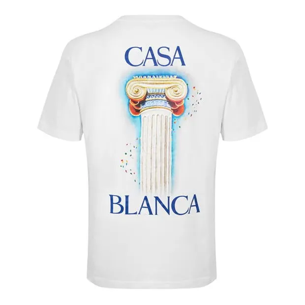 CASABLANCA La Colomne Printed T-Shirt sold by Klay UK product image thumbnail 2