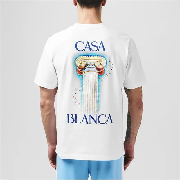 CASABLANCA La Colomne Printed T-Shirt sold by Klay UK product image thumbnail 3
