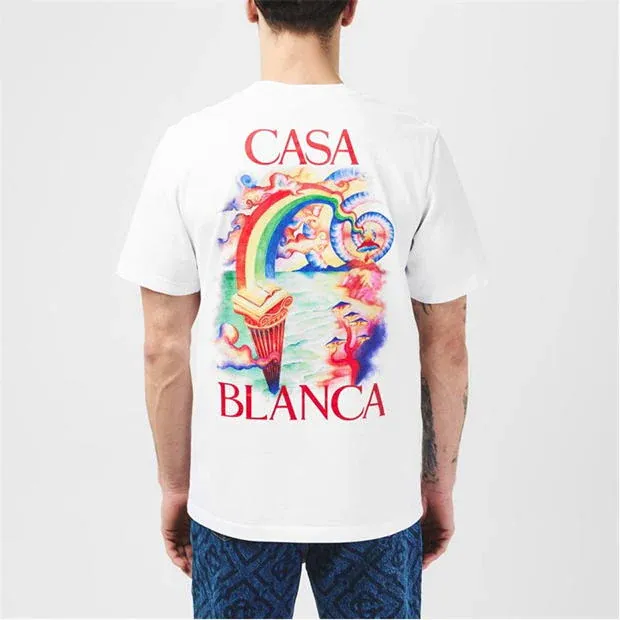 CASABLANCA Nature Teacher T-Shirt sold by Klay UK product image thumbnail 3