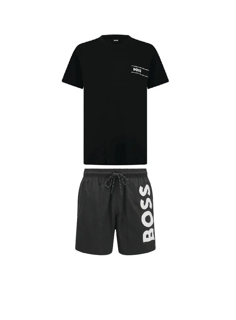 Hugo Boss Breast Logo Shorts Set Black sold by Klay UK