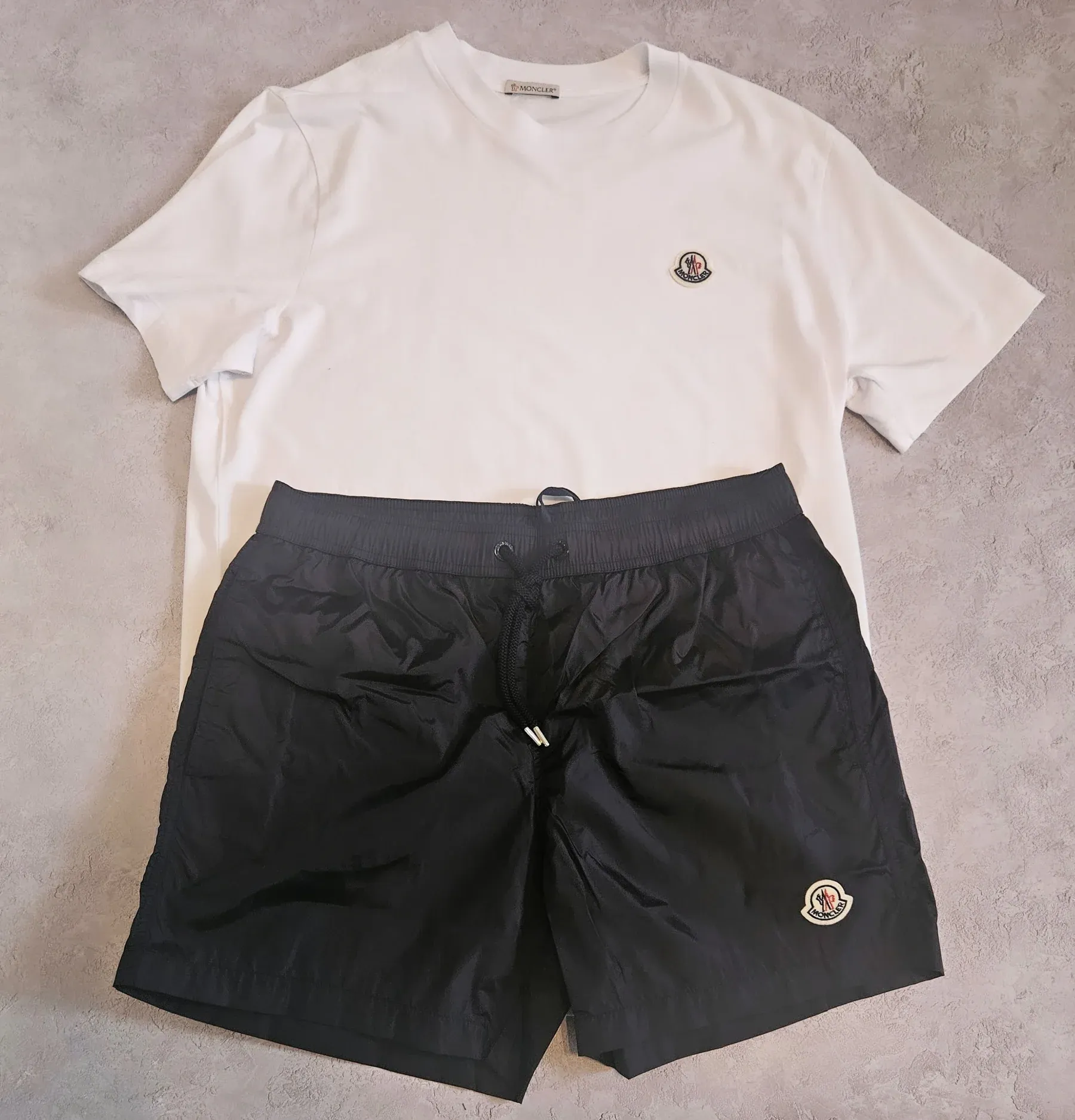 Moncler. Logo Shorts Set sold by Klay UK