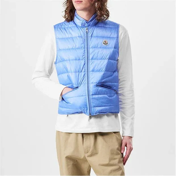 Moncler. Gui Down Gilet Sky Blue sold by Klay UK product image thumbnail 2