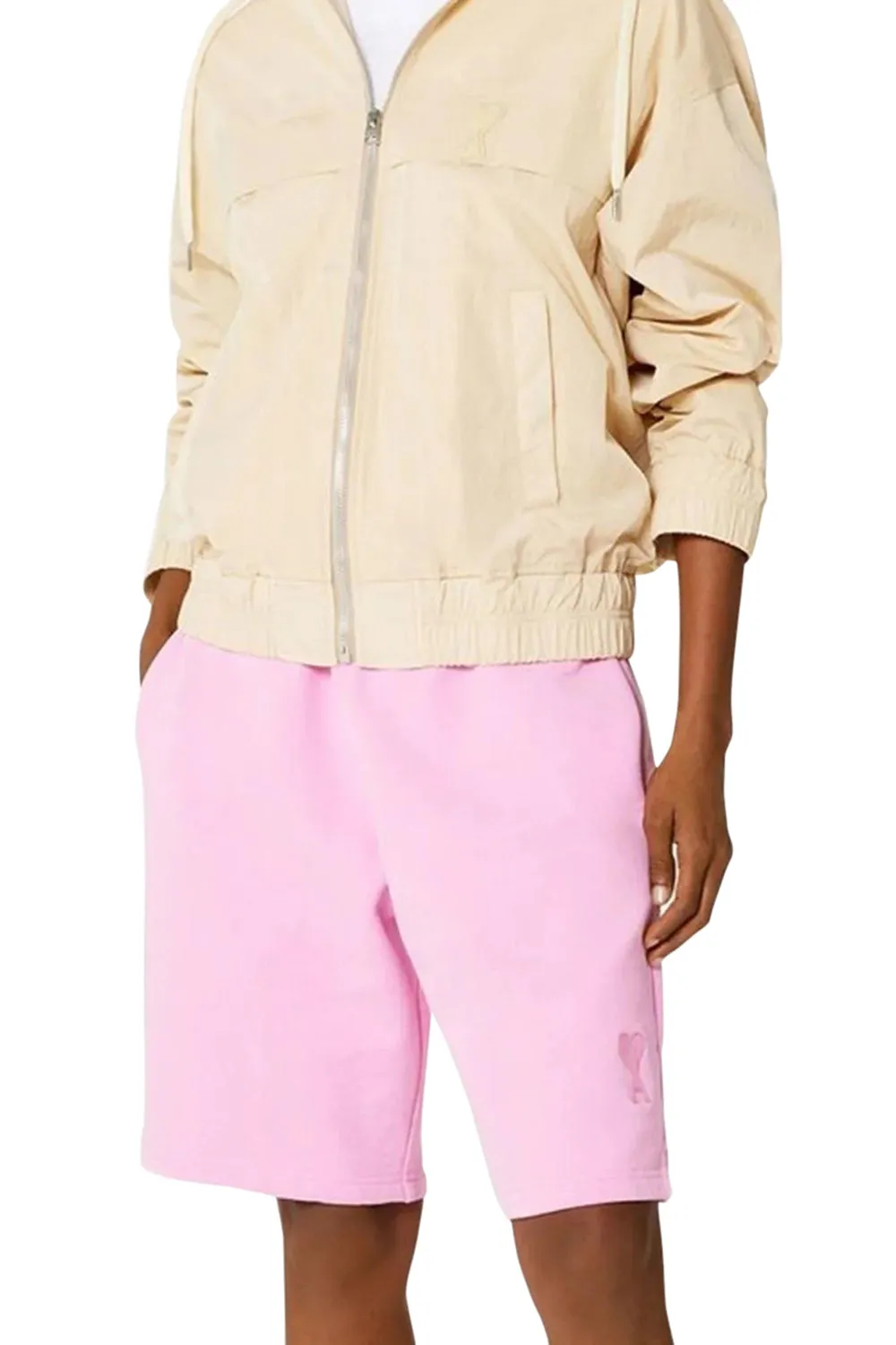 Ami Paris Logo Shorts Pink sold by Klay UK product image thumbnail 2