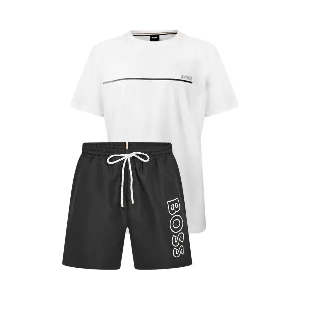 Hugo Boss Storm Shorts Set Black/White sold by Klay UK