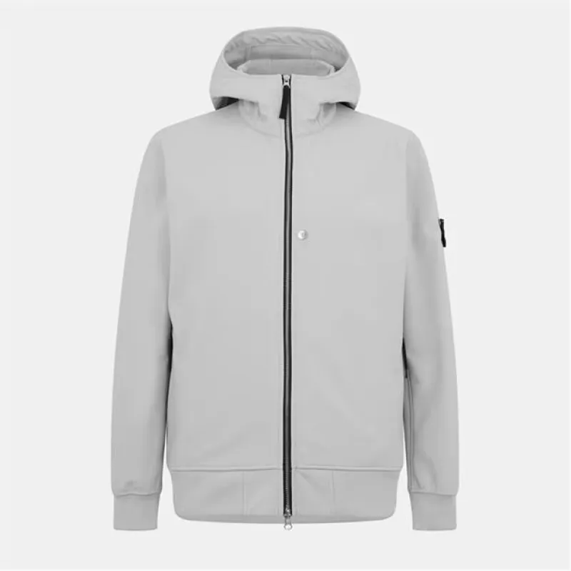 Stone Island Hooded Soft Shell Jacket Grey sold by Klay UK
