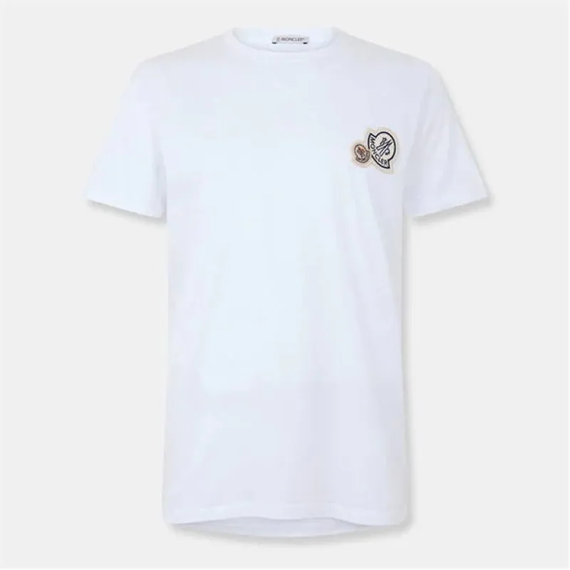 海外限定*MONCLER*メンズ ロゴ Tシャツ ３枚セット ホワイト ☆【MONCLER(モンクレール)】メンズ☆T-SHIRT☆ロゴTシャツ
