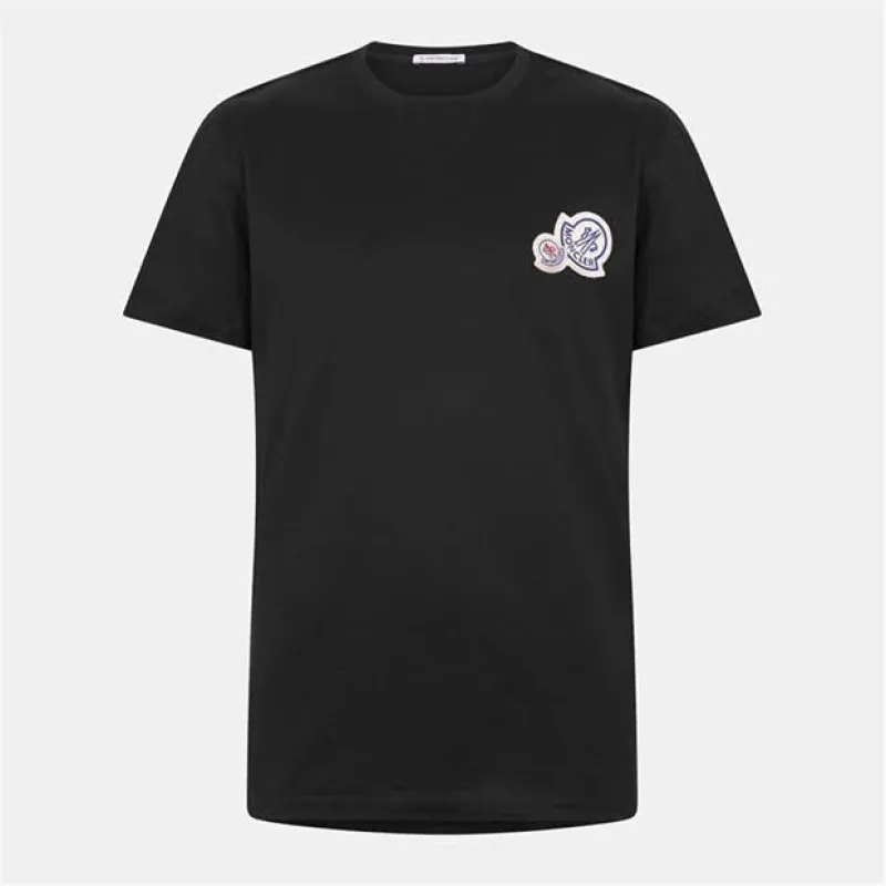 Moncler**胸にロゴプリント T-Shirts**Grey/ Black 30921617_59924198_600.jpg