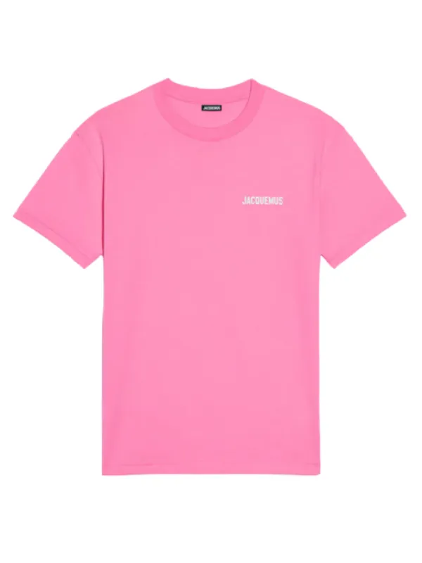 Jacquemus Le Logo T Shirt Pink sold by Klay UK