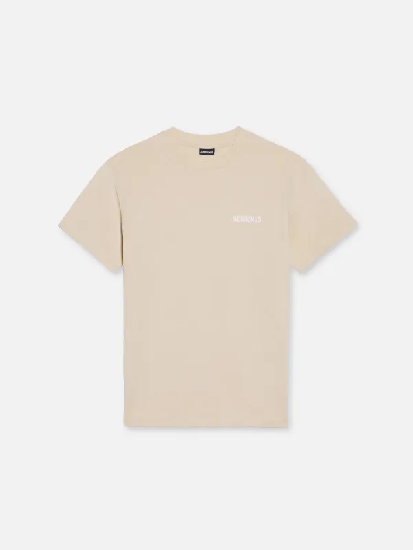 Jacquemus Le Logo T Shirt Beige sold by Klay UK