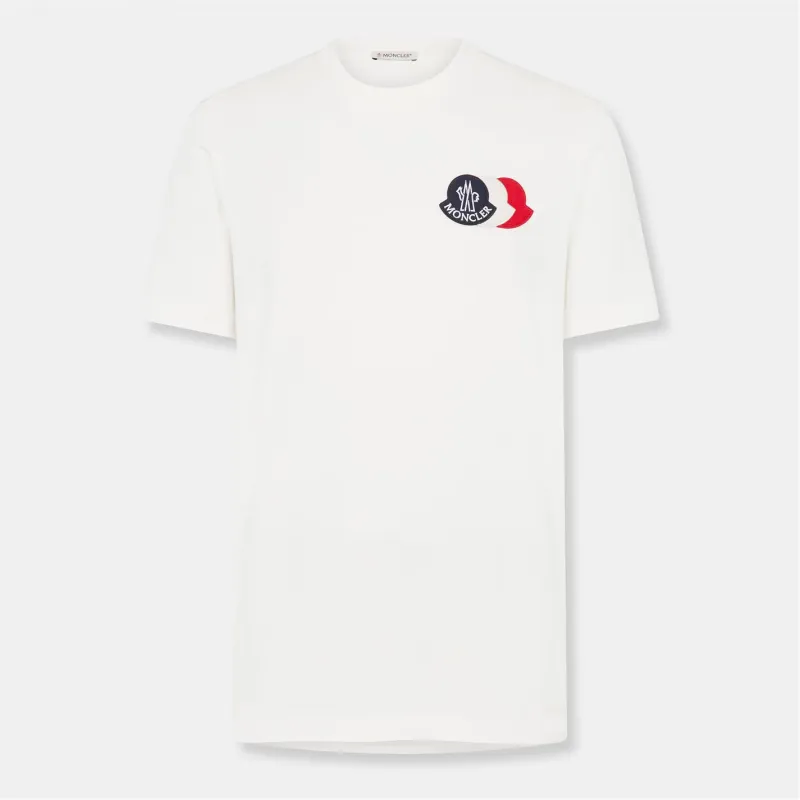 Moncler. Trip Logo T Shirt White sold by Klay UK