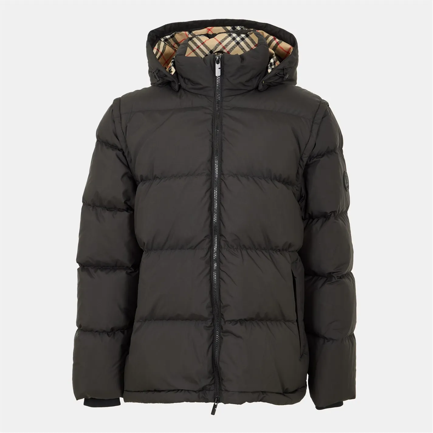Burberry Check Hooded Puffer Jacket sold by Klay UK
