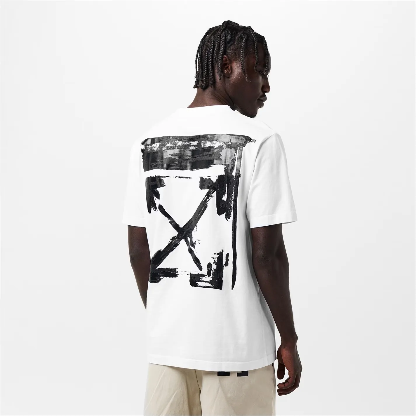 OFF WHITE Ink Arrow T-Shirt White sold by Klay UK product image thumbnail 3