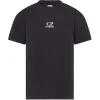 CP Company Print Logo T Shirt Black sold by Klay UK