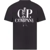 CP Company Print Logo T Shirt Black sold by Klay UK