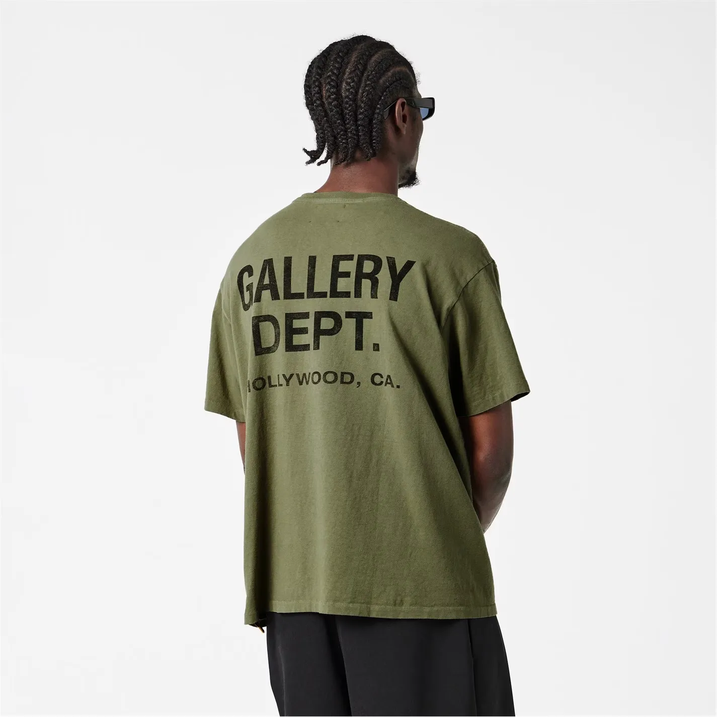 Gallery Dept Souvenir T Shirt Olive sold by Klay UK product image thumbnail 3