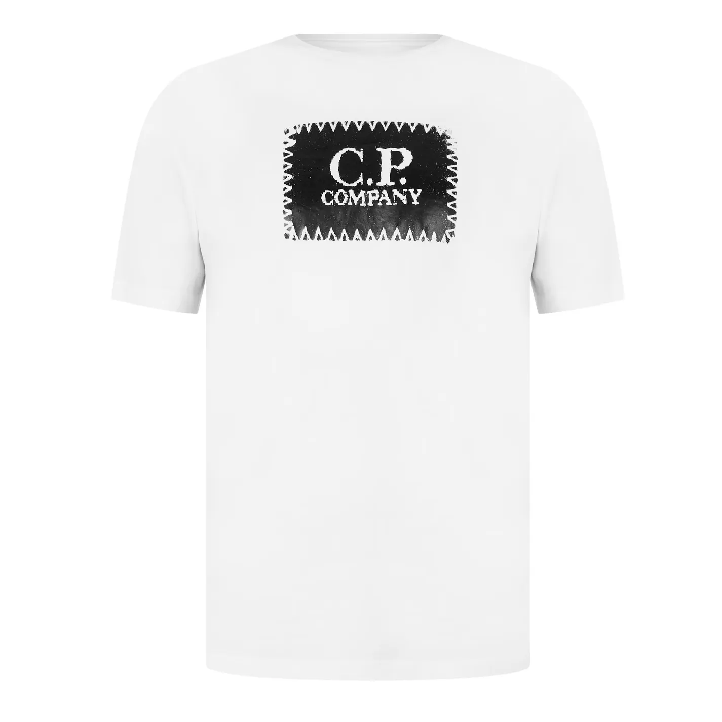 CP Company Block Logo T Shirt White sold by Klay UK