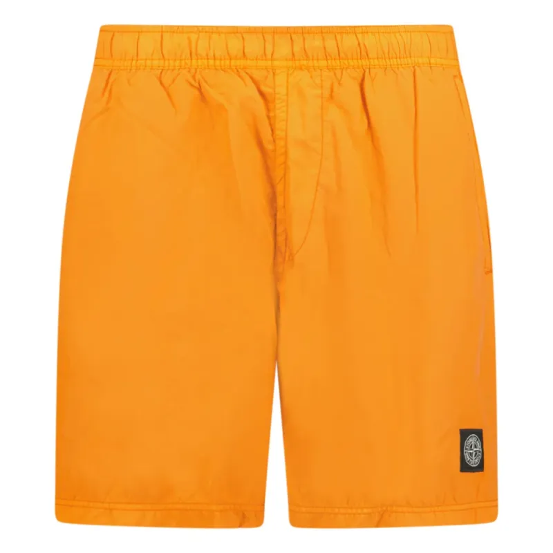 Stone Island Swim Shorts Brushed Orange sold by Klay UK